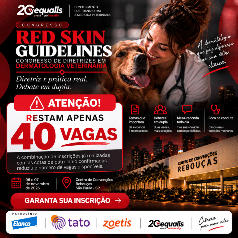 Congresso Red Skin Guidelines — 6 e 7 de novembro de 2026, Centro de Convencoes Reboucas, Sao Paulo
